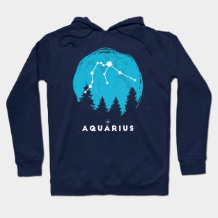 Retro Aquarius Zodiac Sign // Vintage Astrology Hoodie